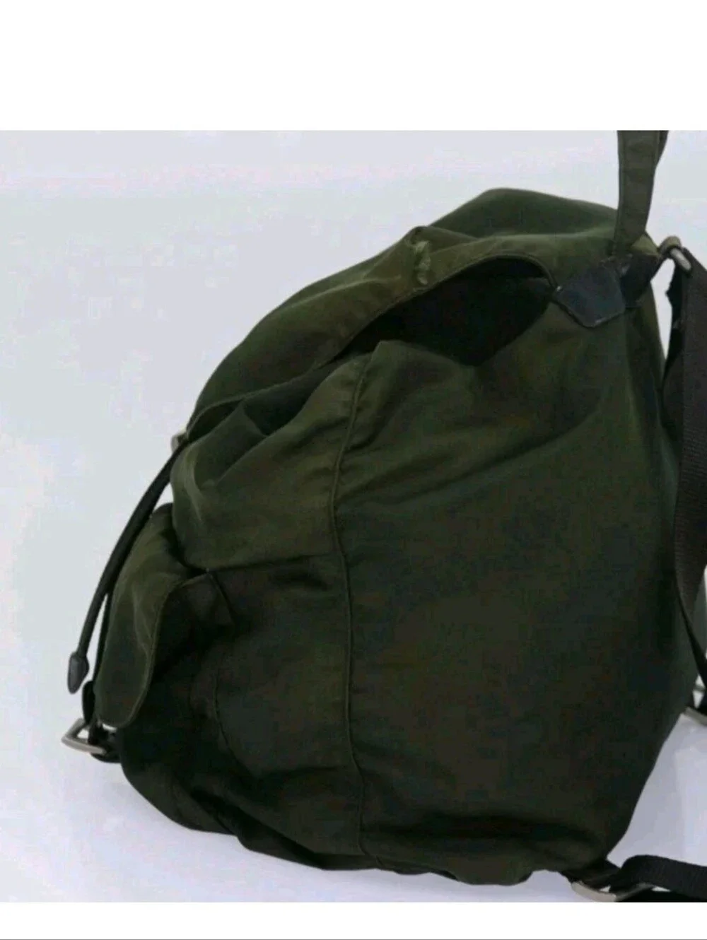 Prada Olive Green Khaki Nylon Backpack - Luxury Men’s/ Womens Bag Hp 🔥🔥🔥🔥